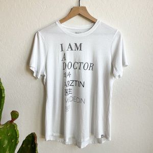 figs ‘I am a doctor’ underscrub tee